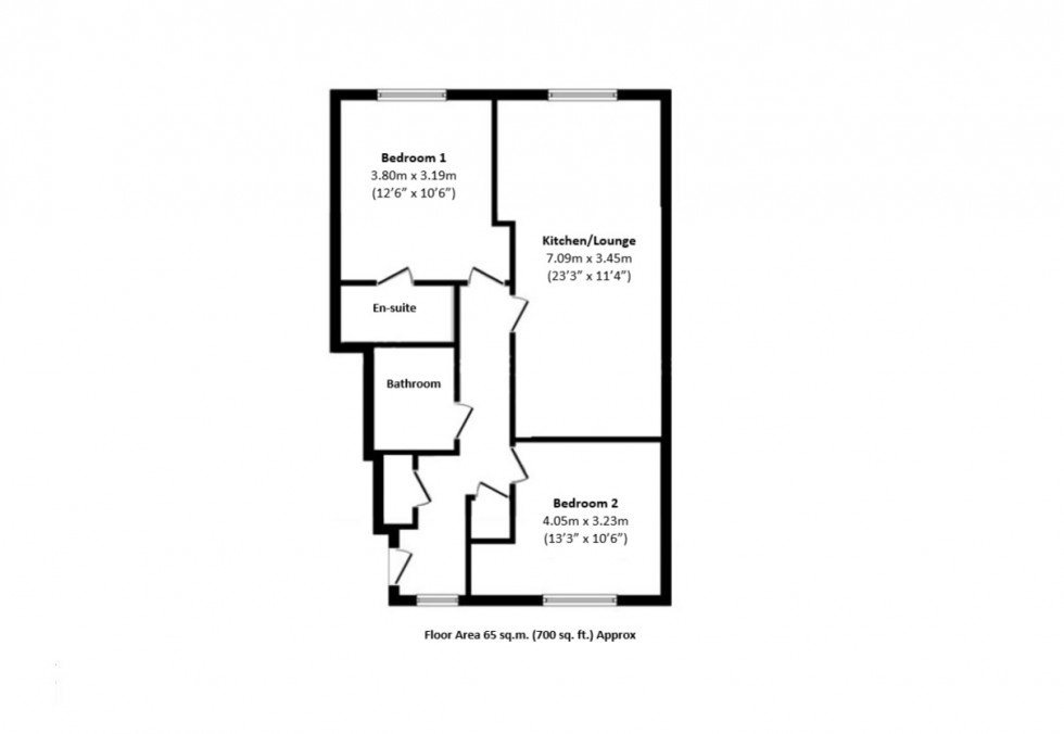 Floorplan for Redhill, Surrey, RH1