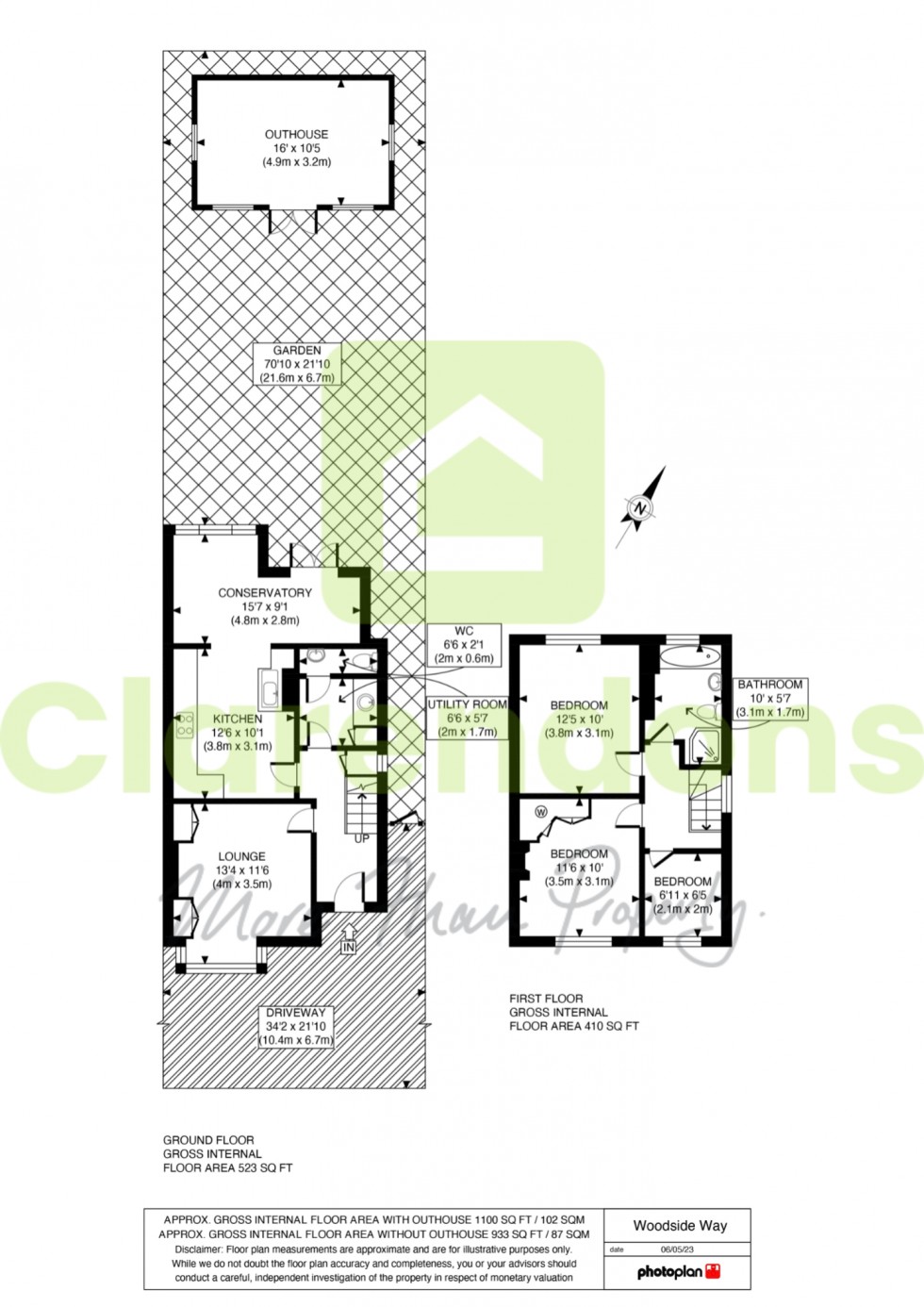 Floorplan for Earlswood, Redhill, Surrey, RH1
