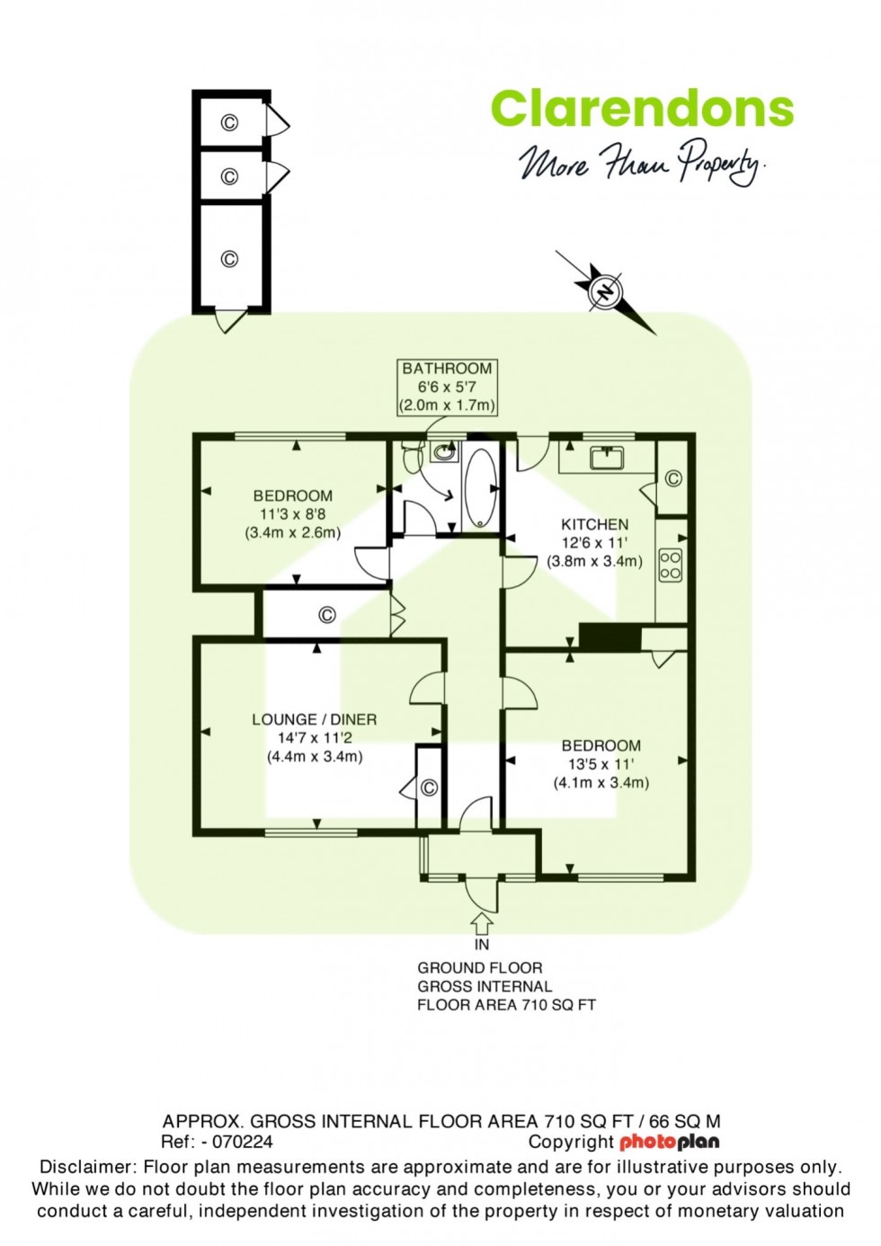 Floorplan for Warlingham, Surrey, CR6