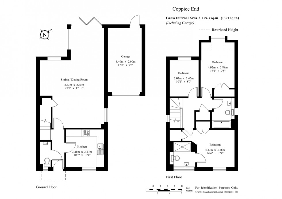 Floorplan for Coppice End, Crowborough, East Sussex, TN6