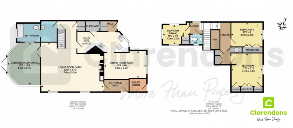 Floorplan for Gatton Park , Reigate, Surrey