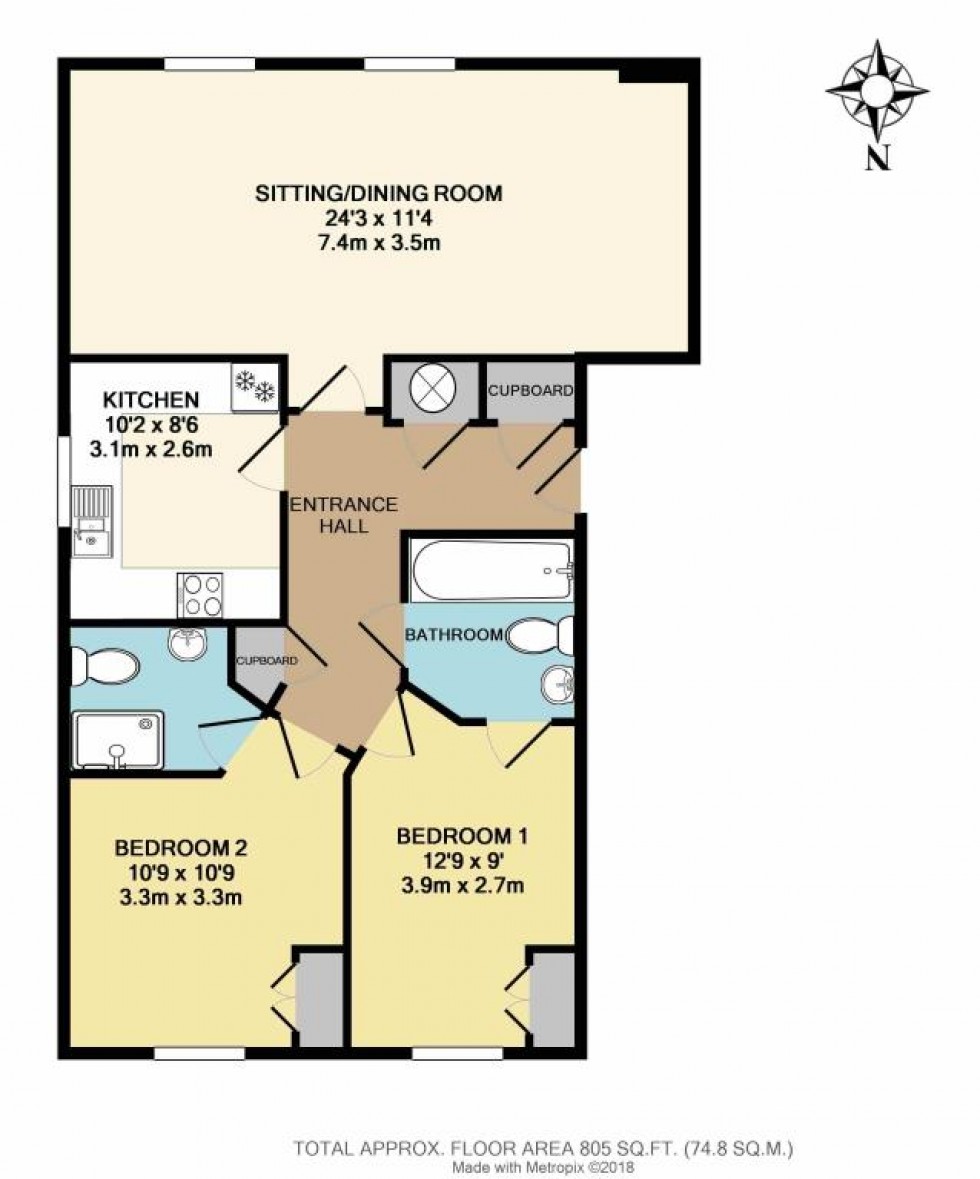 Floorplan for Reigate, Surrey