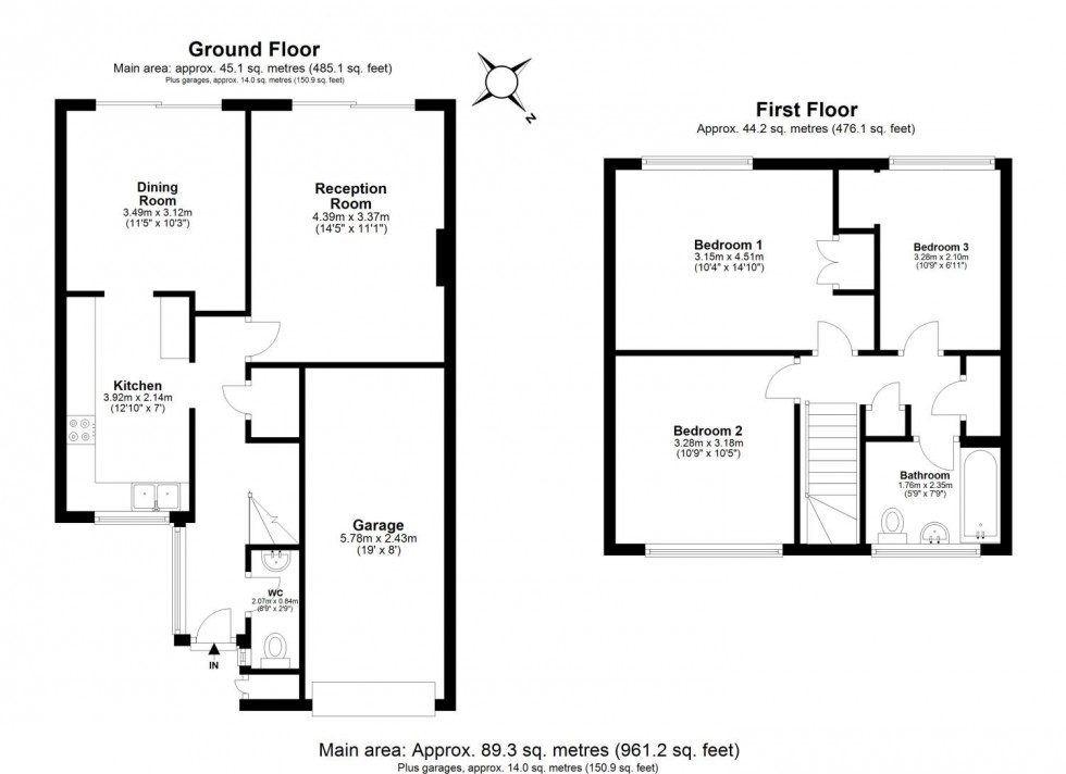 Floorplan for Orpington, Kent, BR6