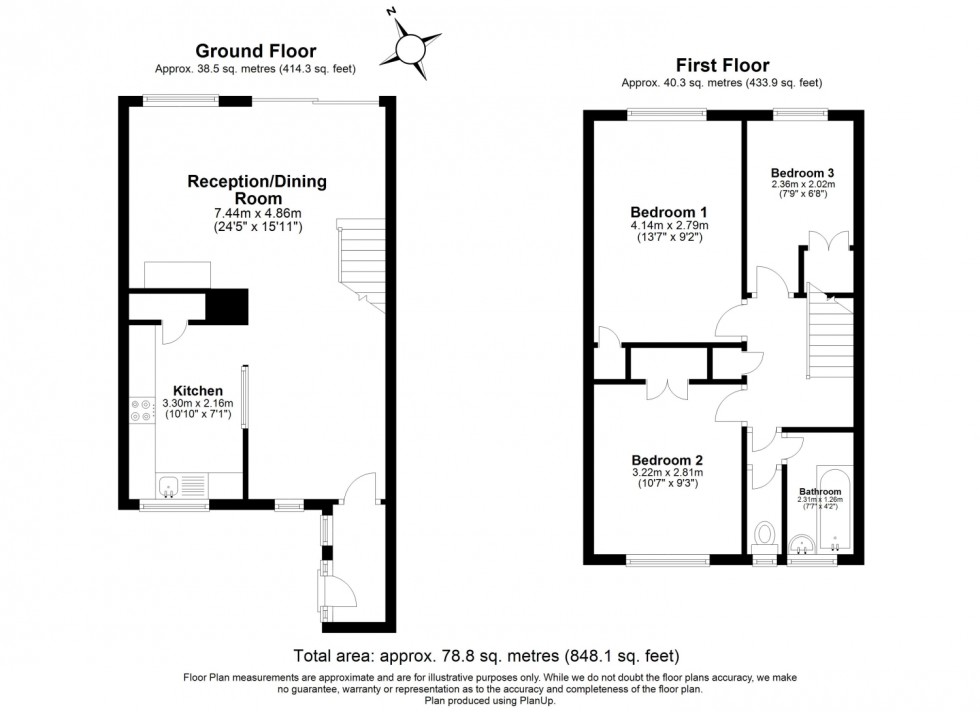 Floorplan for London, SE23