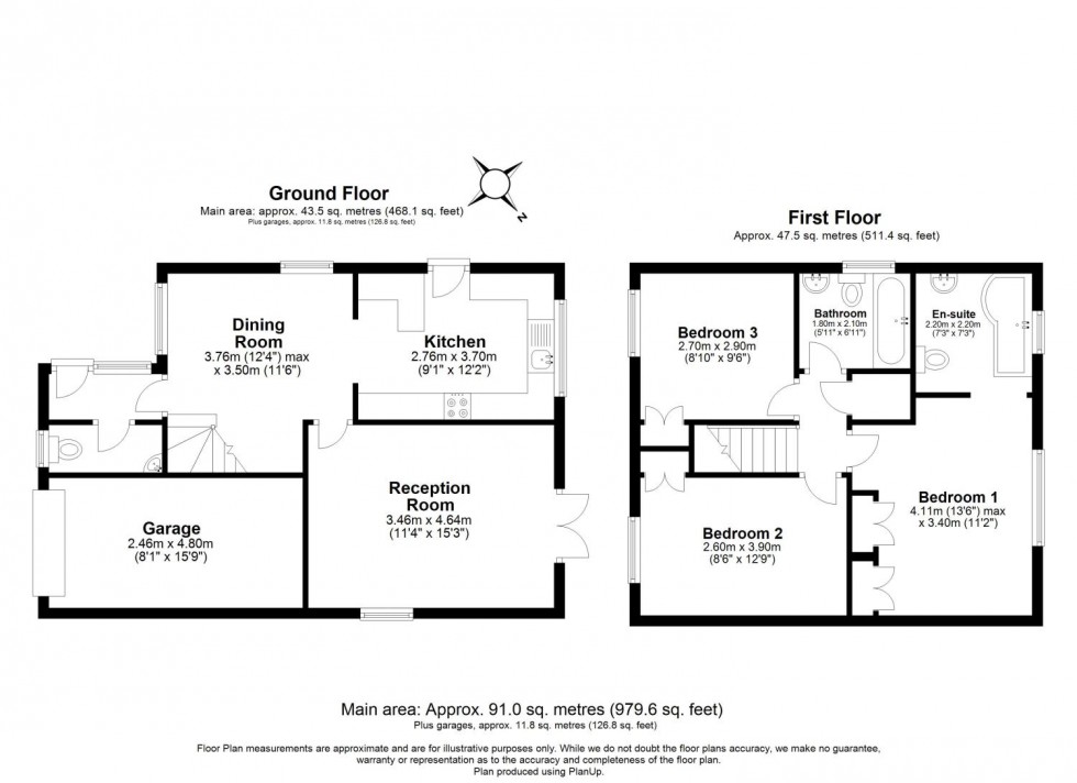 Floorplan for Tadworth, Surrey