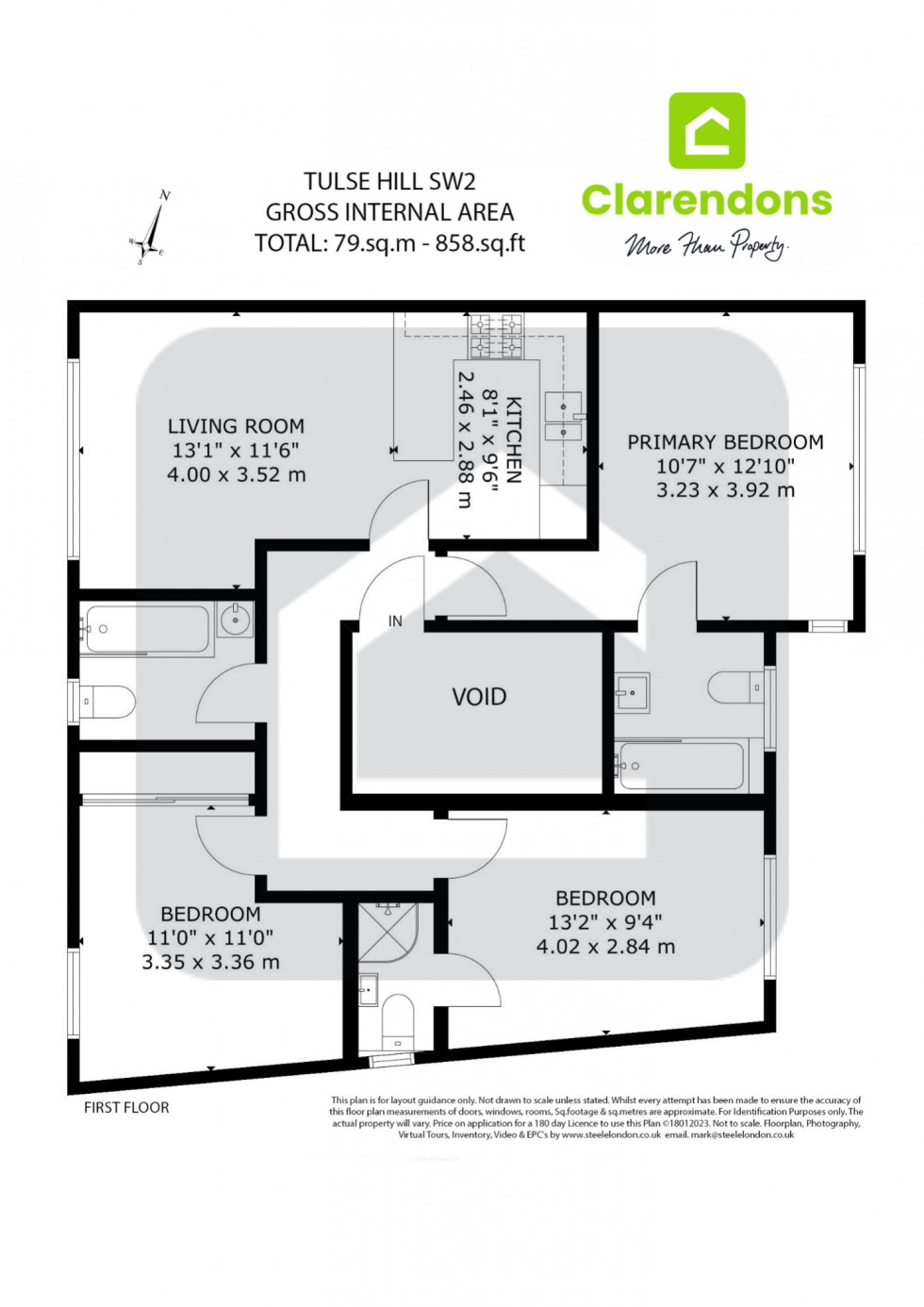 Floorplan for London, SW2