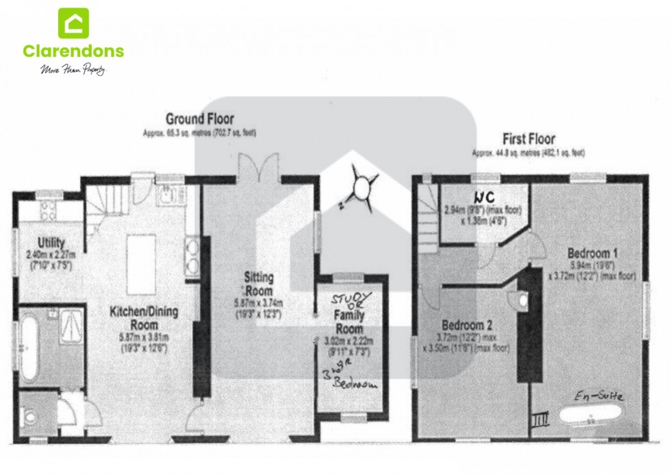 Floorplan for Bedgebury Road, Goudhurst, Cranbrook, Kent, TN17