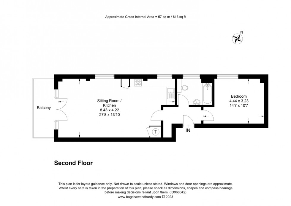 Floorplan for Tunbridge Wells, Kent, TN1