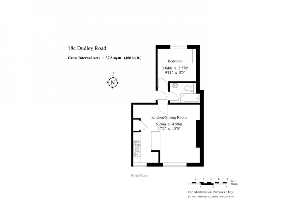 Floorplan for Dudley Road, Tunbridge Wells, Kent, TN1