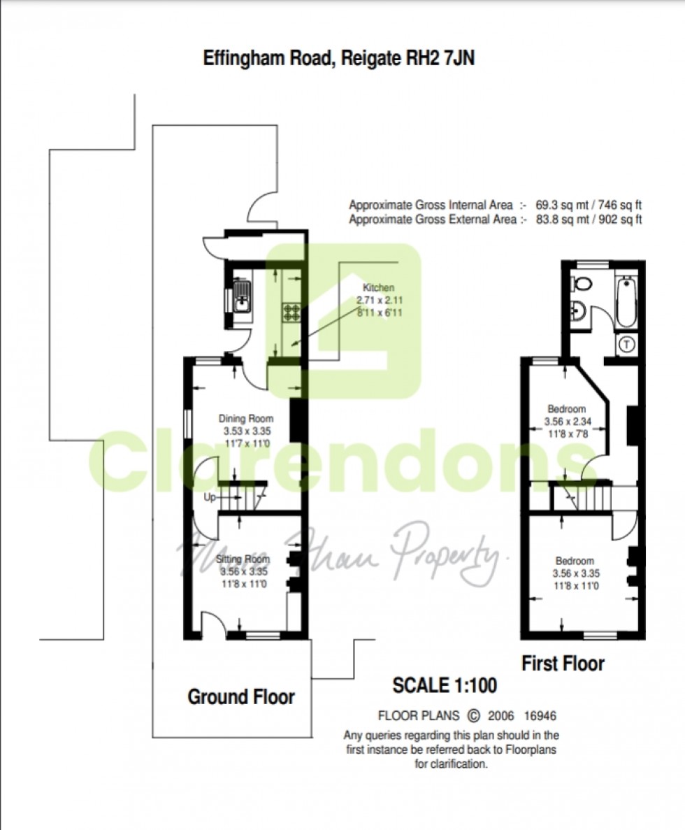 Floorplan for Reigate, Surrey